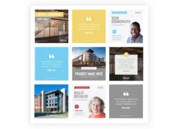 Social media templates