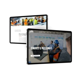 General contractor website design