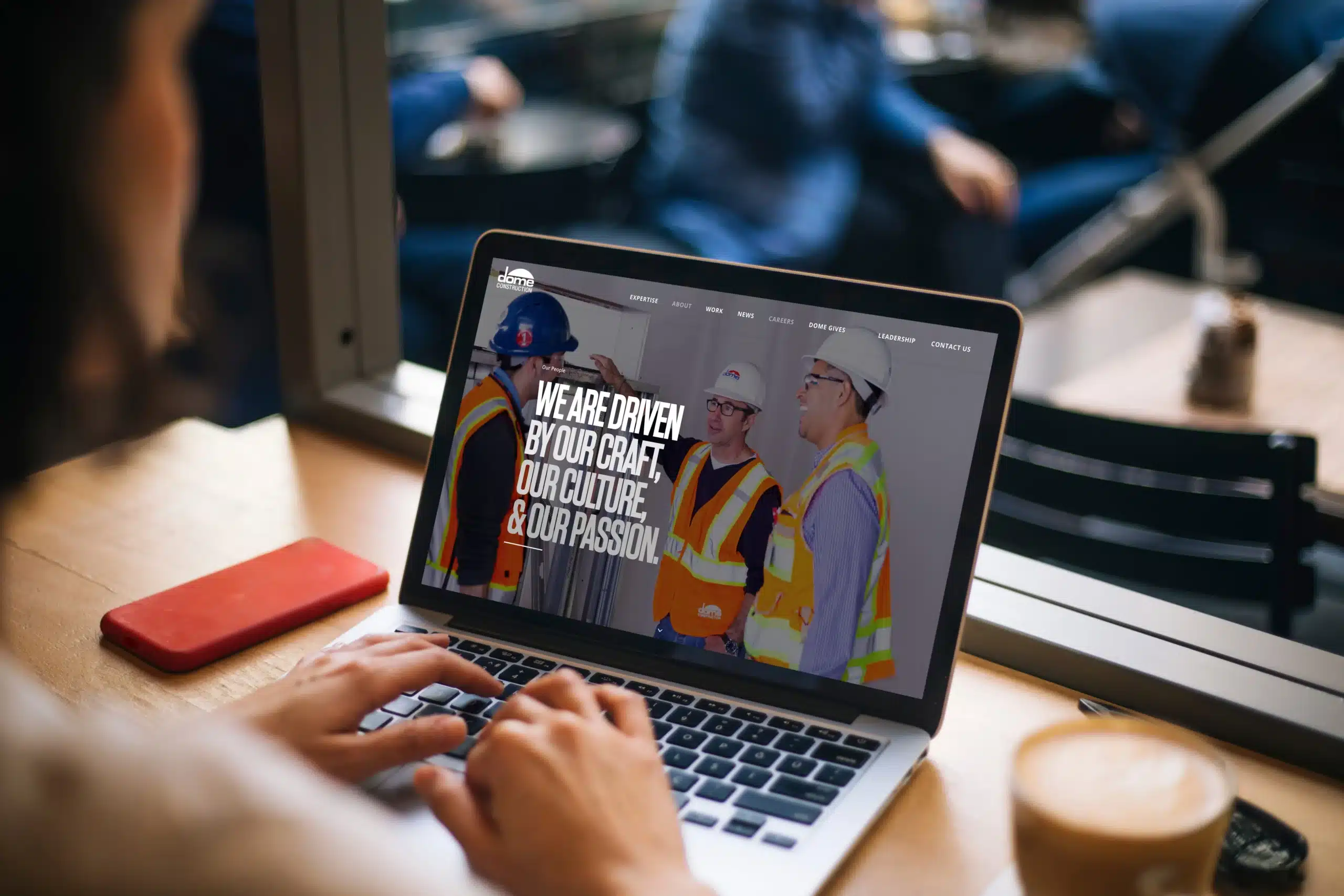 General contractor website design