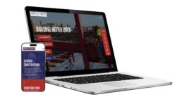 general contracting firm website design