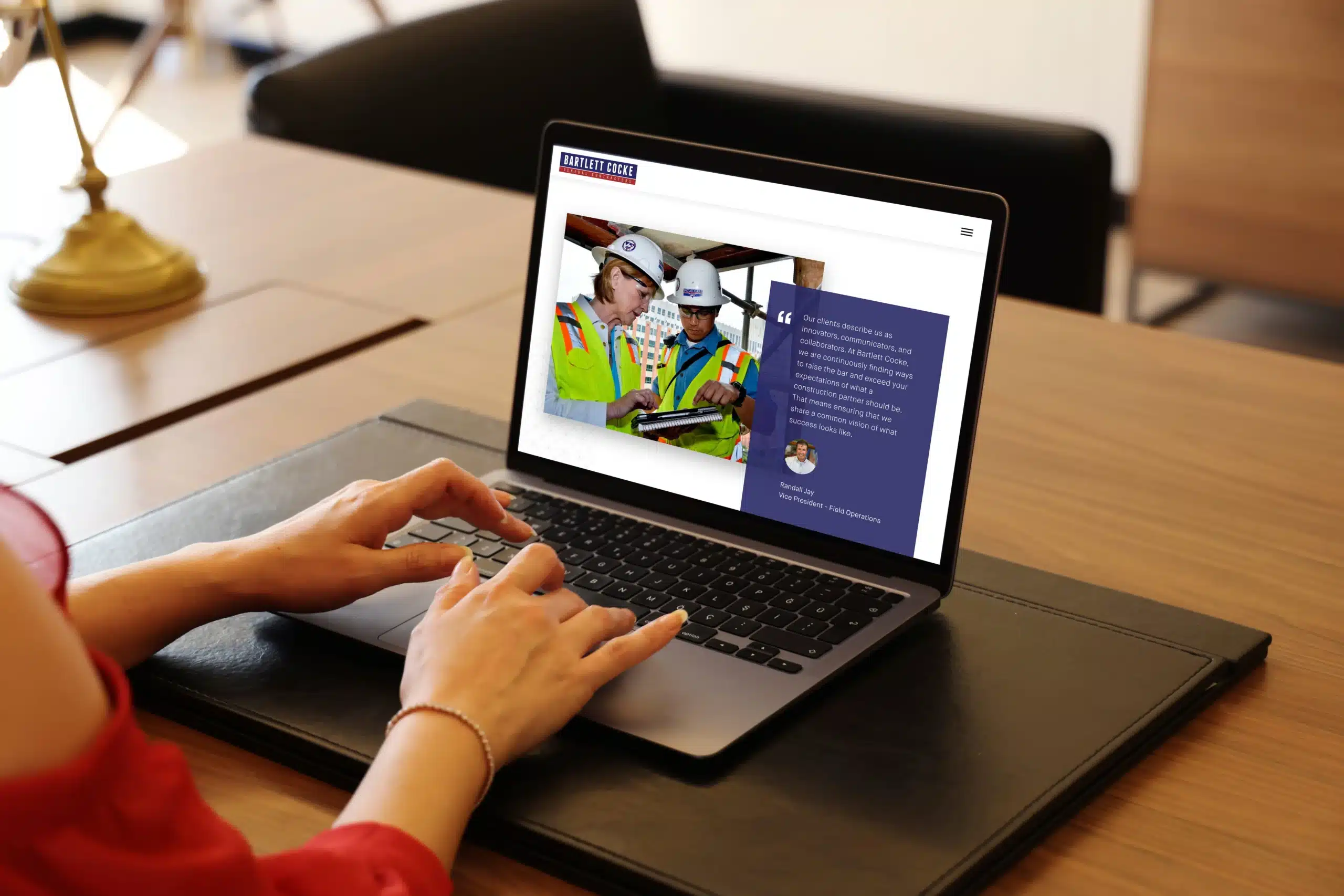 general contracting firm website design