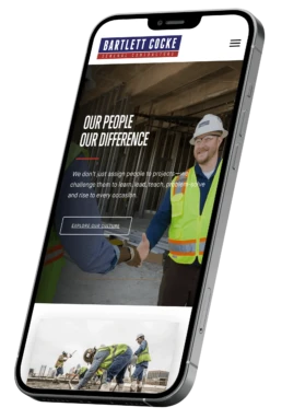 general contracting firm website design