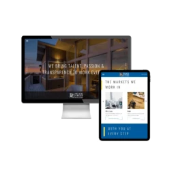 general contracting firm website design