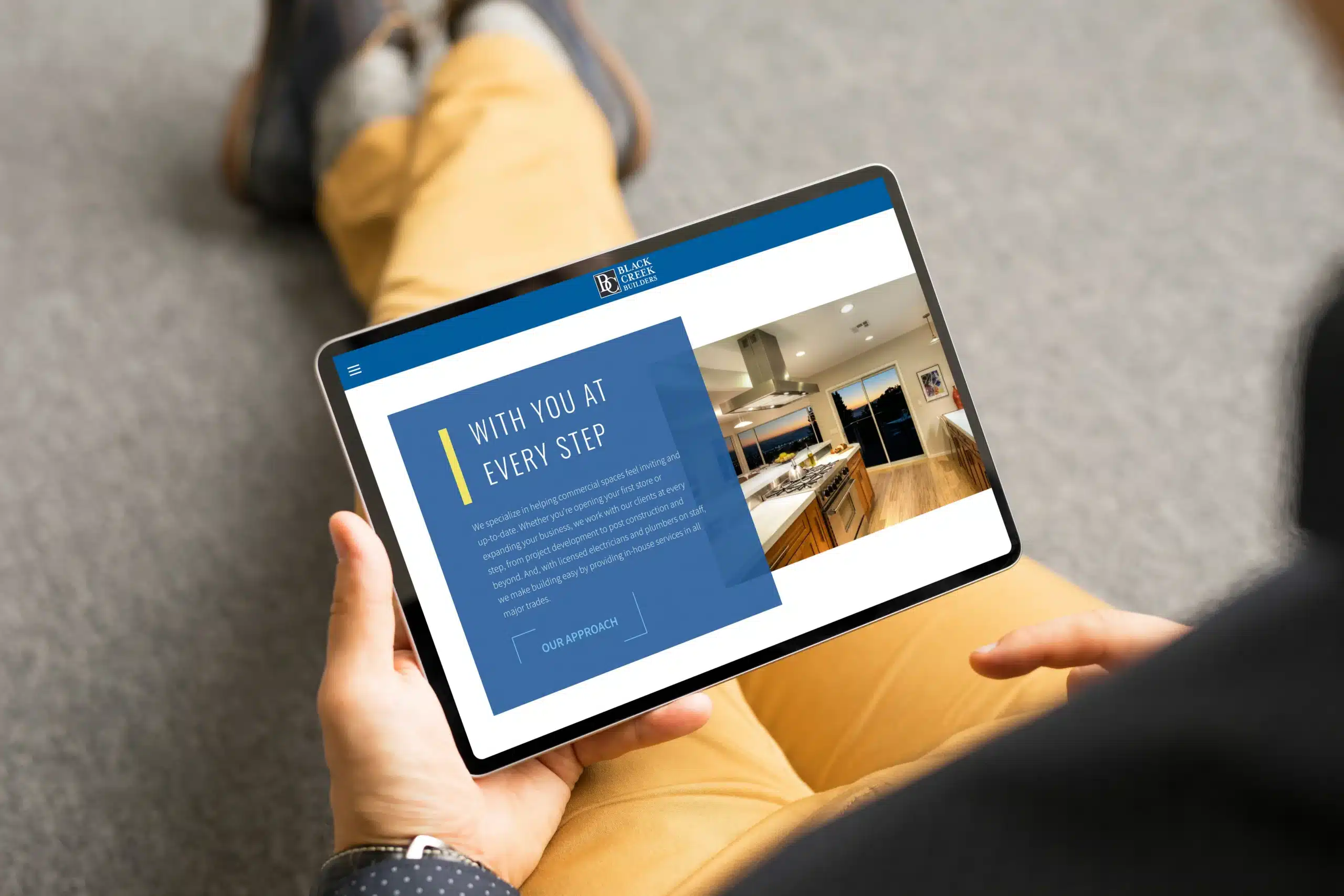general contracting firm website design