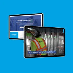 Website mockup on device screens
