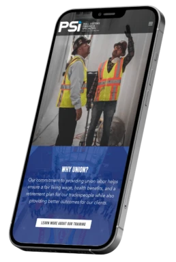 Custom website design for an engineer