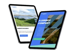 Custom website design for an MEP