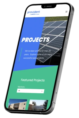 Custom website design for an MEP