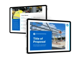Proposal template design Graphic