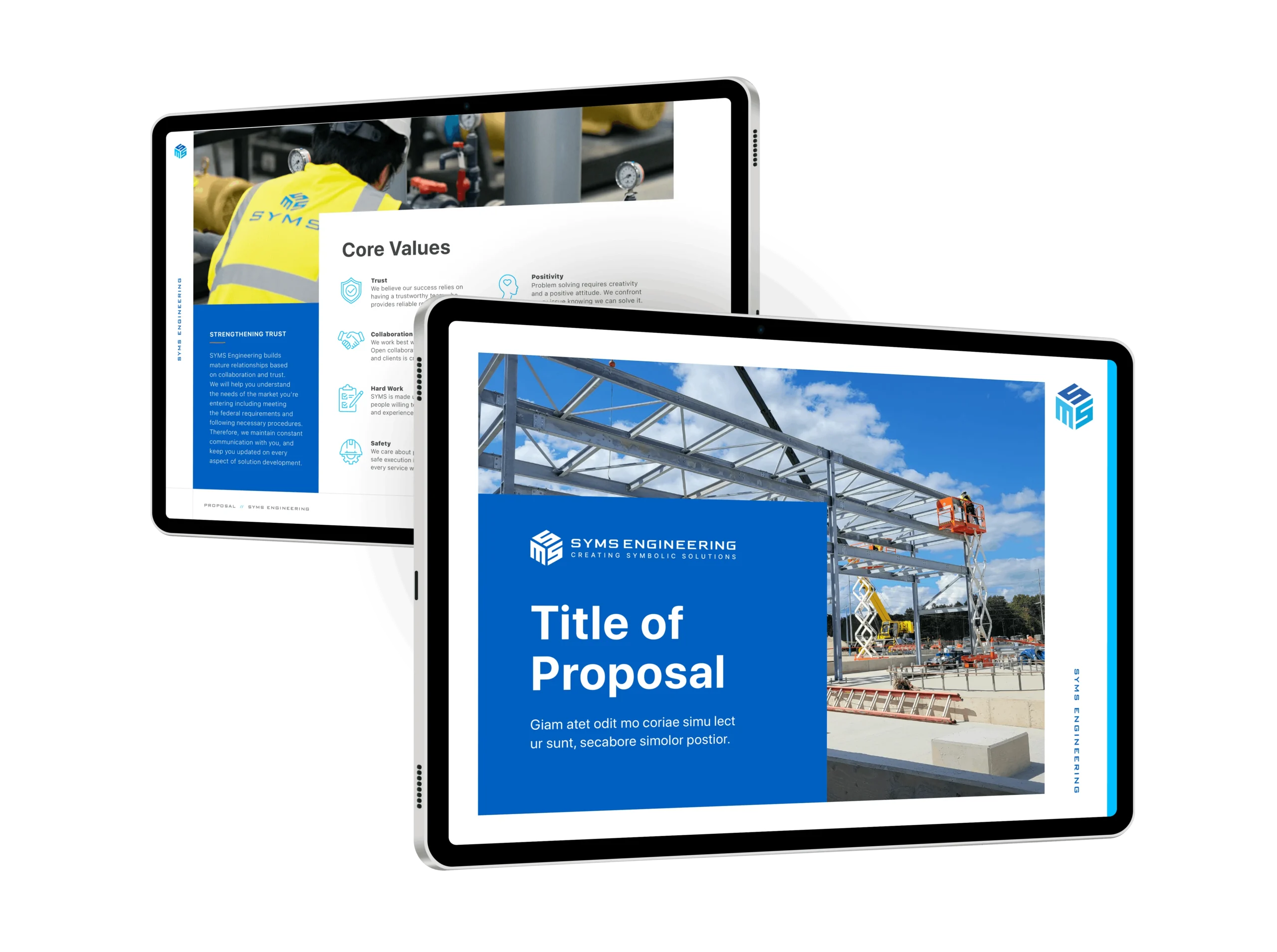 Proposal template design Graphic