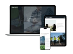 website design for a commercial contractor