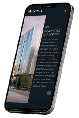 website design for a commercial contractor