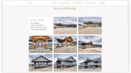 custom website design for a home builder