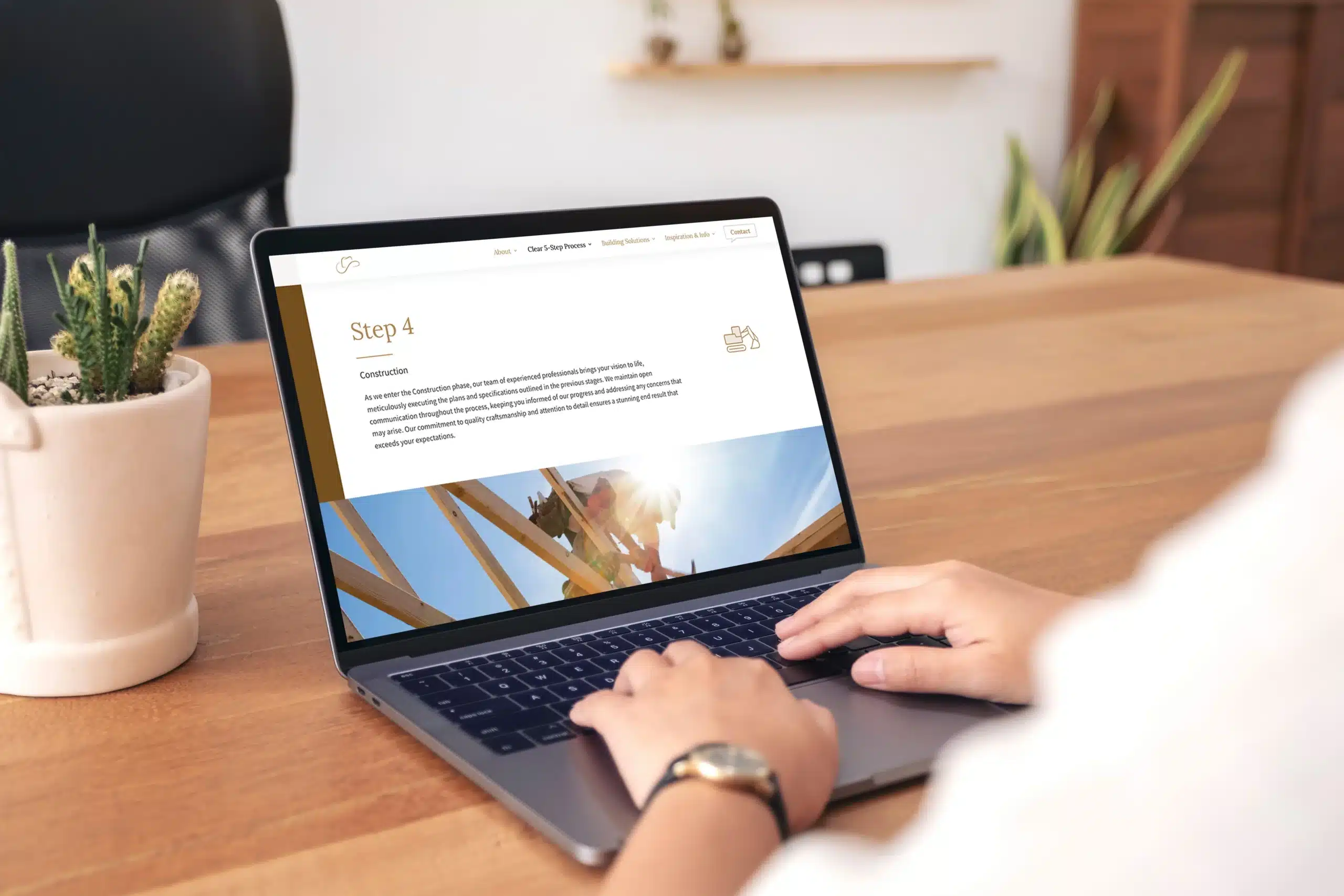 general contracting firm website design