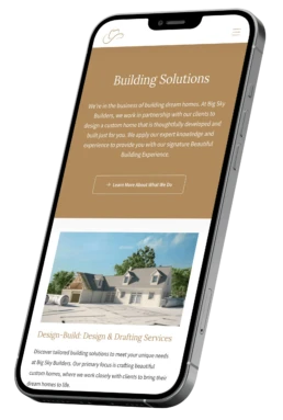 general contracting firm website design