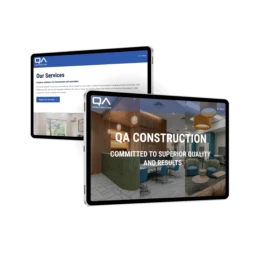 Custom website design for an engineer