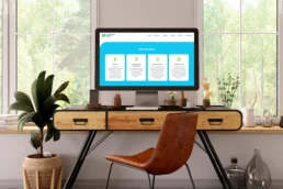 Custom website design for an engineer