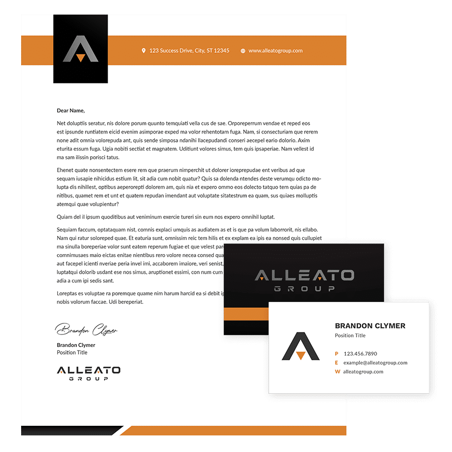 letterhead design