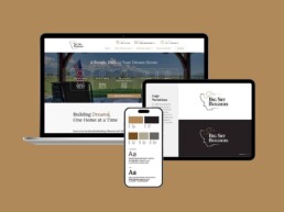 website design for a home builder