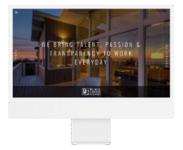 Custom website for a general contractor