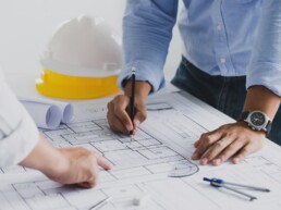 looking at blueprints