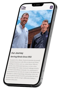 Engineering firm website design