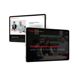architect firm website design