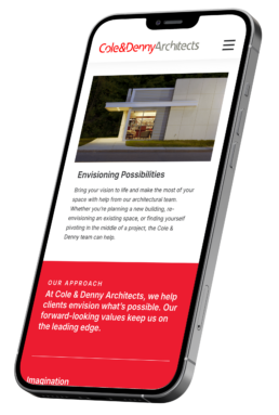 Custom website for an architect