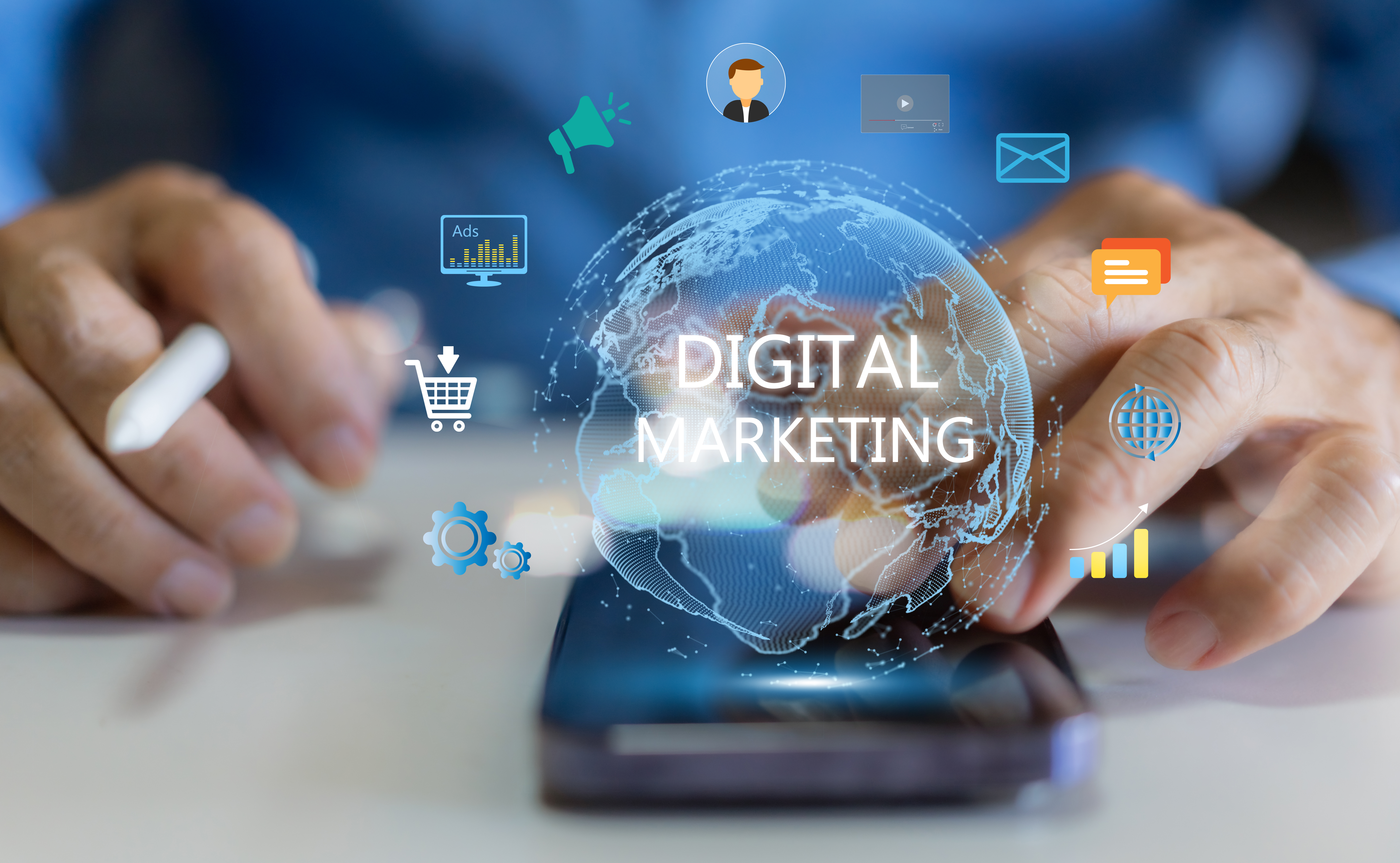 Digital marketing graphic