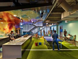 People working in an office