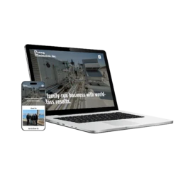 Custom website design for an MEP