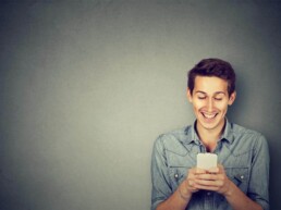 Man smiling