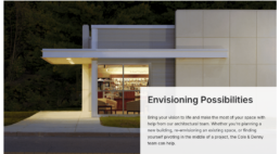 Custom website for an architect