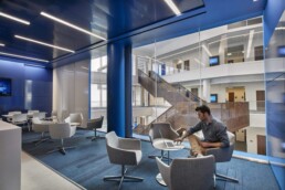 People working in an office