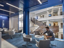 People working in an office
